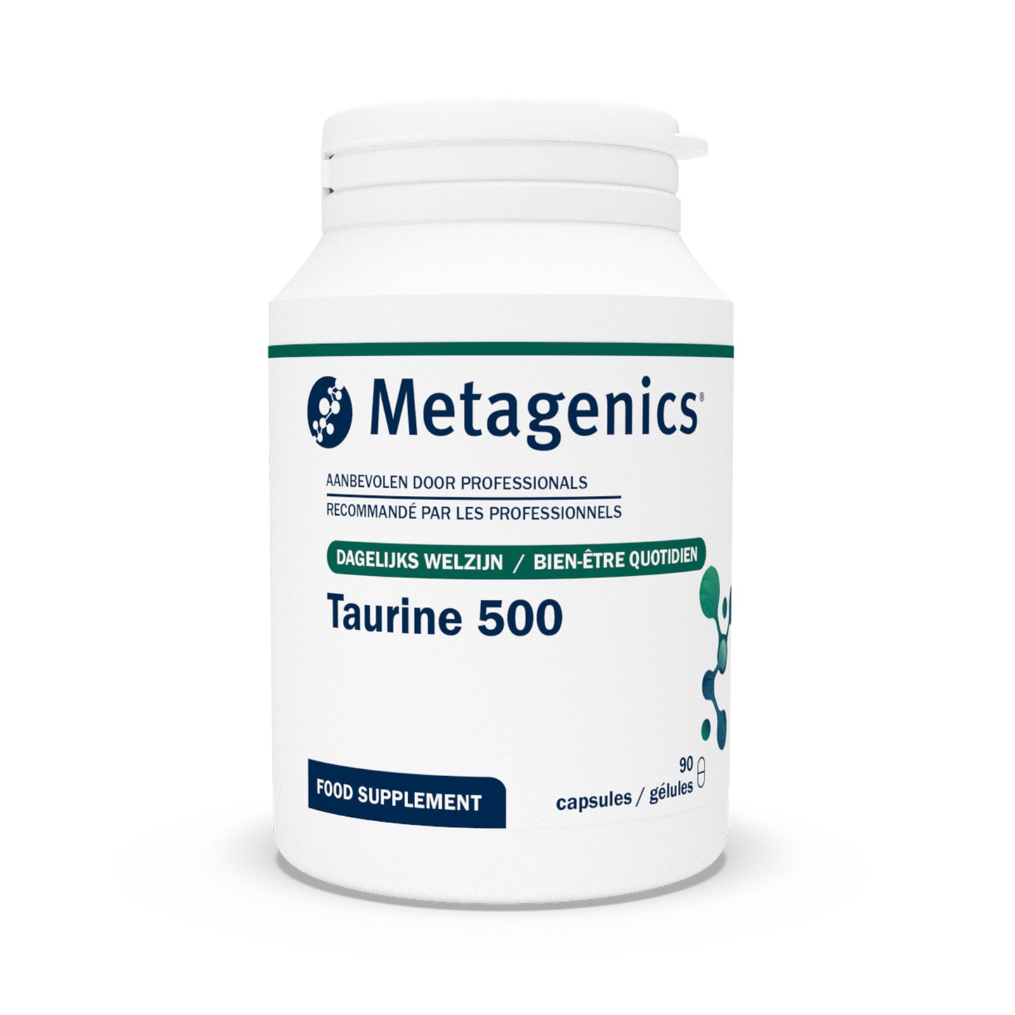 Taurine 90 gélules – Packshot de face