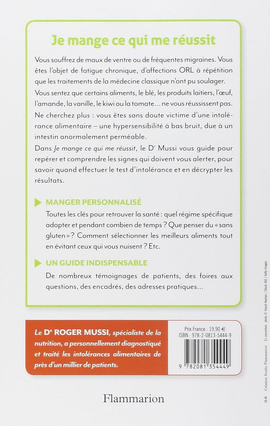 Je mange ce qui me réussit