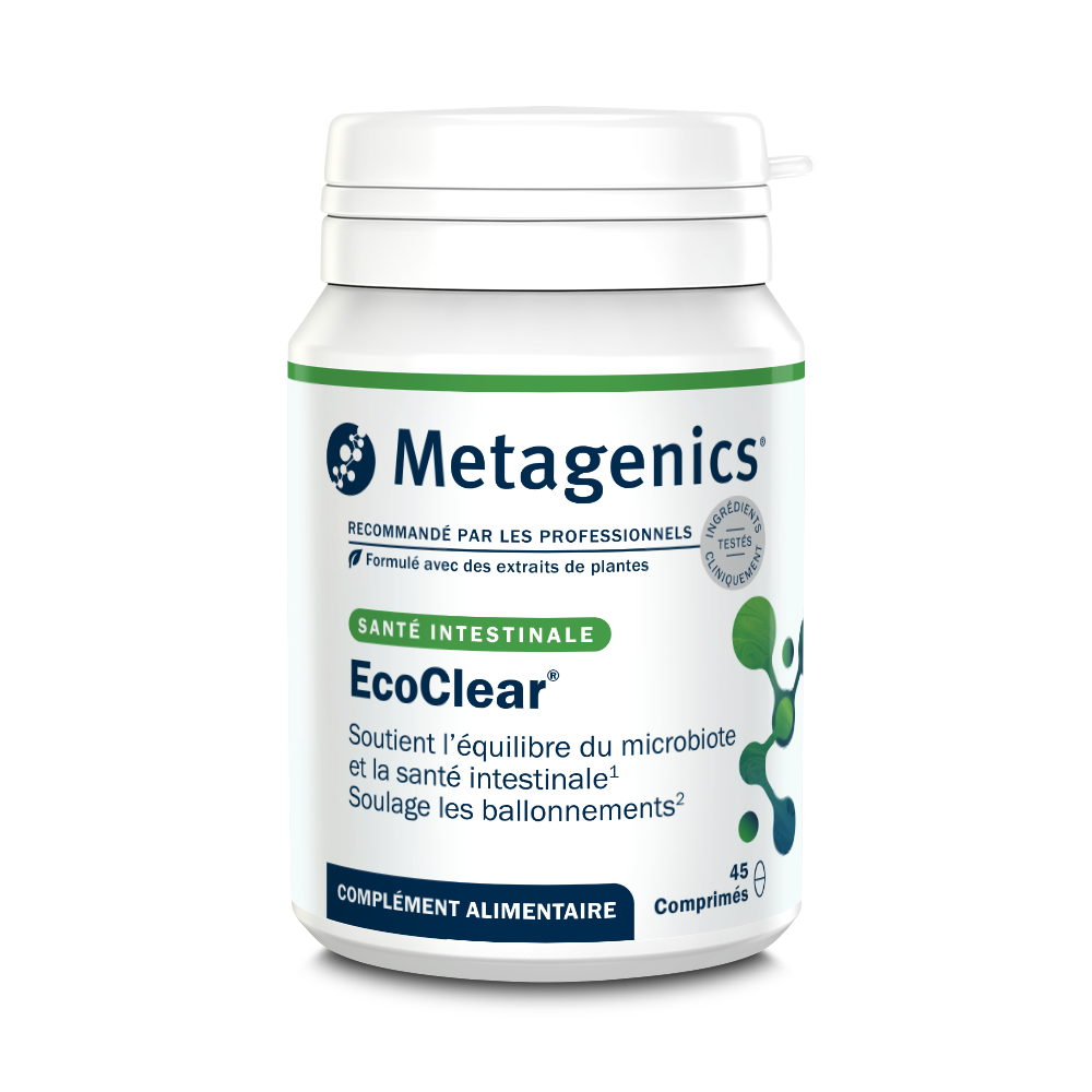 EcoClear 45 comprimés – Packshot de face