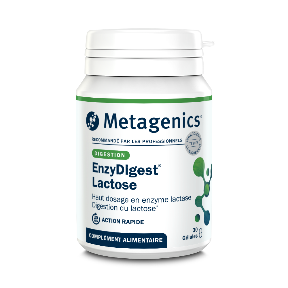 EnzyDigest Lactose 30 gélules – Packshot de face