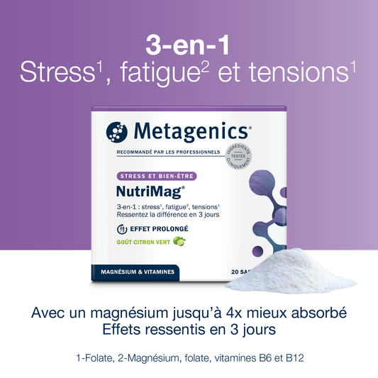 NutriMag 20 sachets – Claims produit