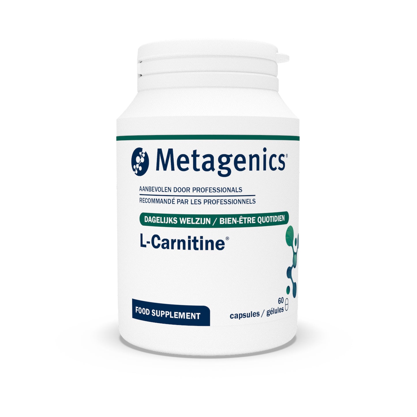 L-Carnitine 60 gélules – Packshot de face