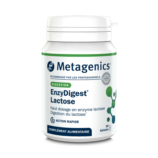 EnzyDigest Lactose 30 gélules – Packshot de face