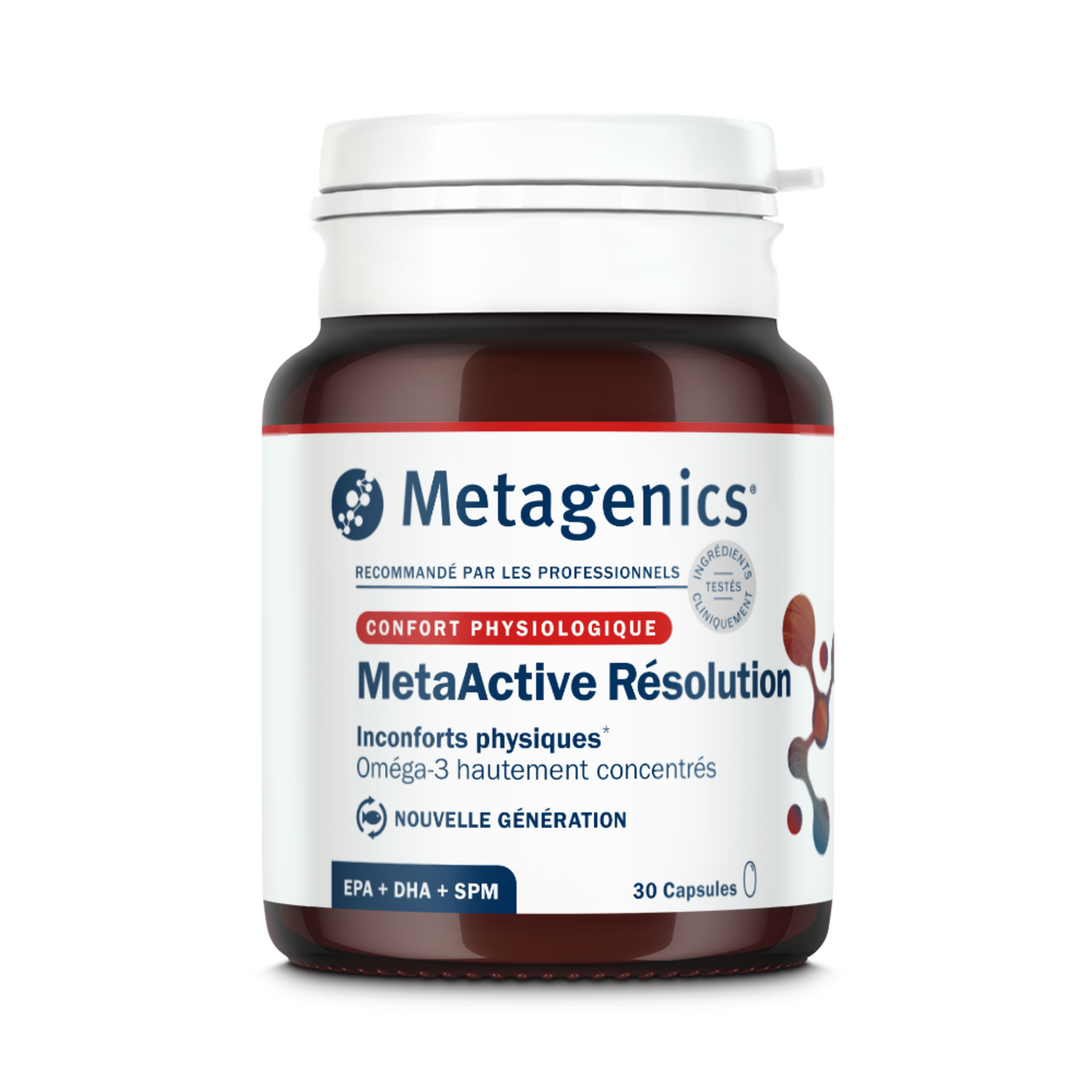MetaActive Résolution 30 gélules – Packshot de face