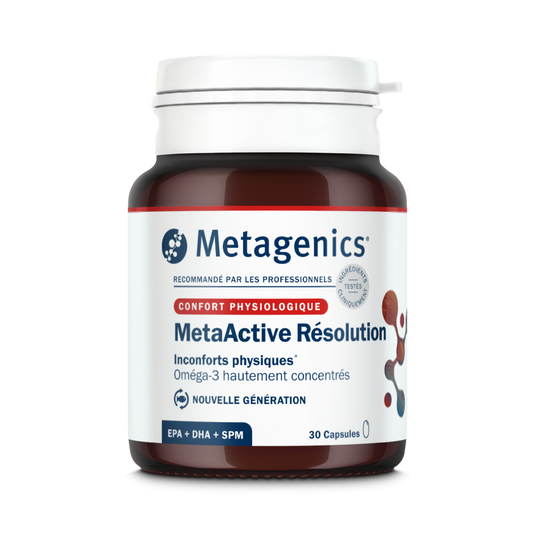 MetaActive Résolution 30 gélules – Packshot de face