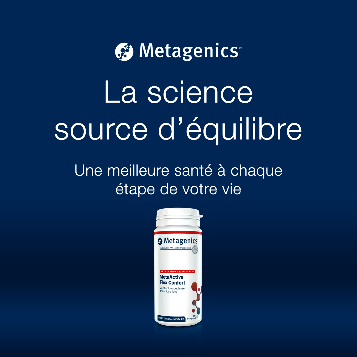 MetaActive Flex Confort 180 comprimés – Clôture