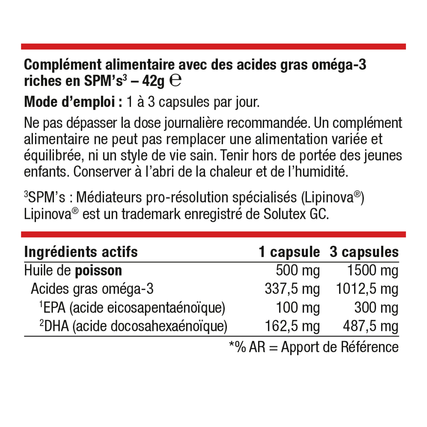 MetaActive Résolution 60 gélules – Ingrédients
