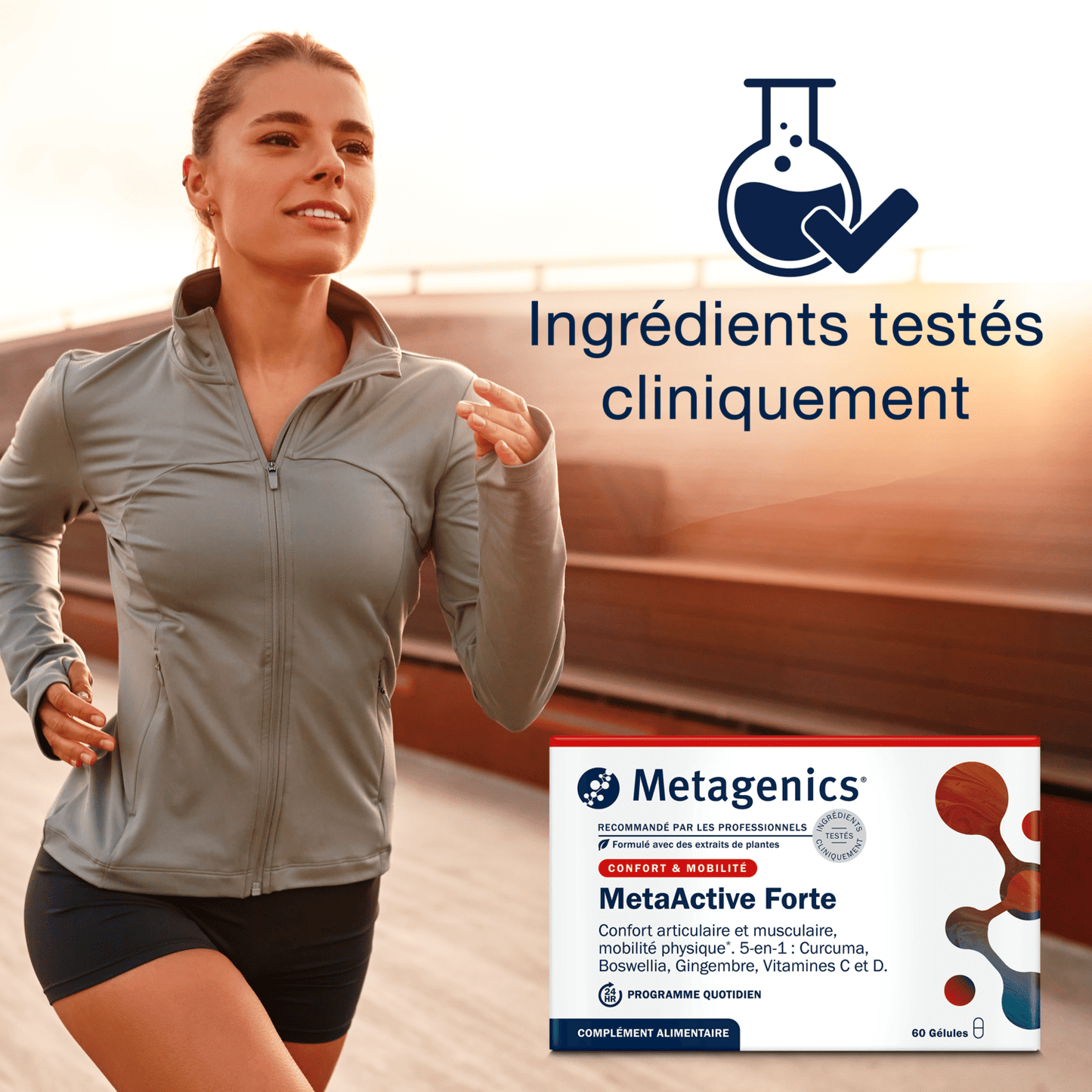 MetaActive Forte 60 gélules – Claim clé