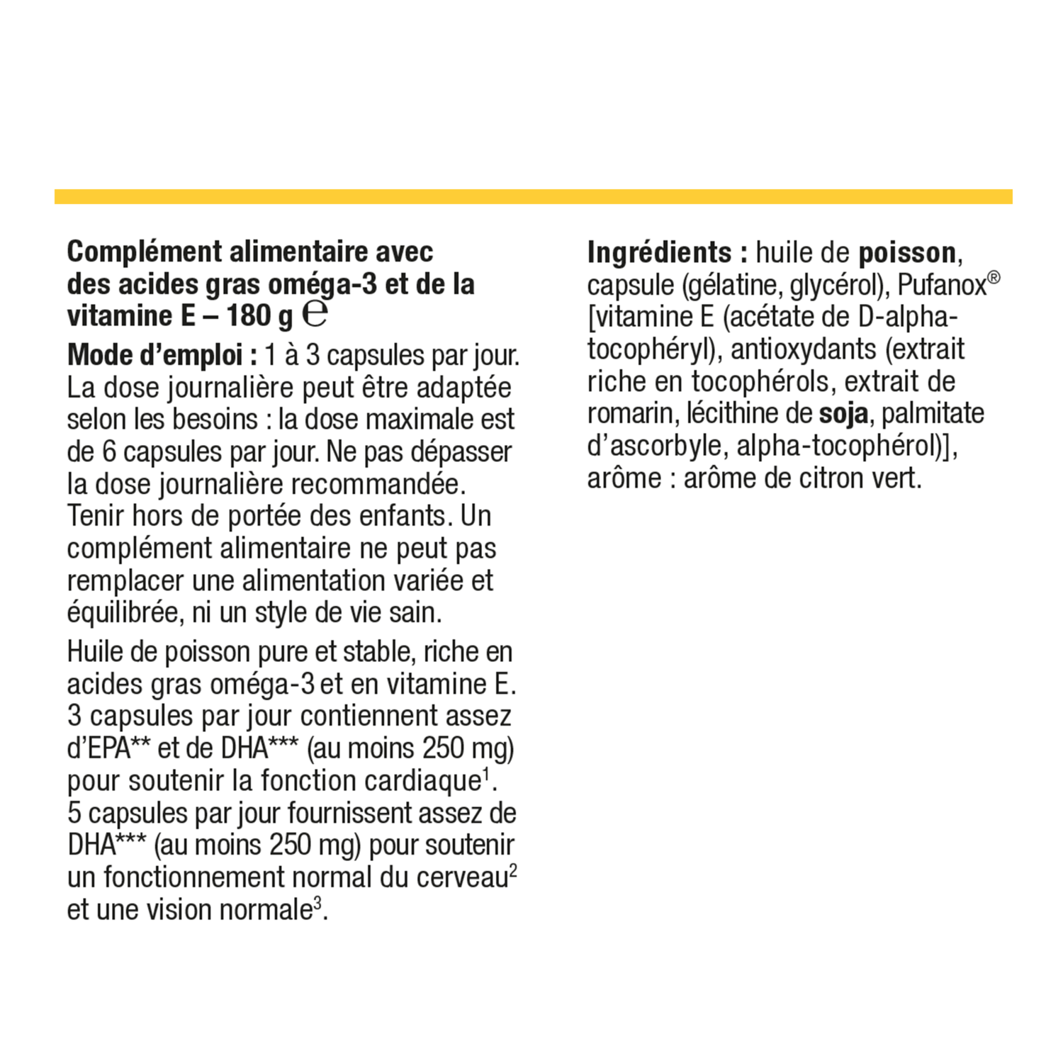 Photo du produit : OmegaGenics Capital Quotidien Perles 