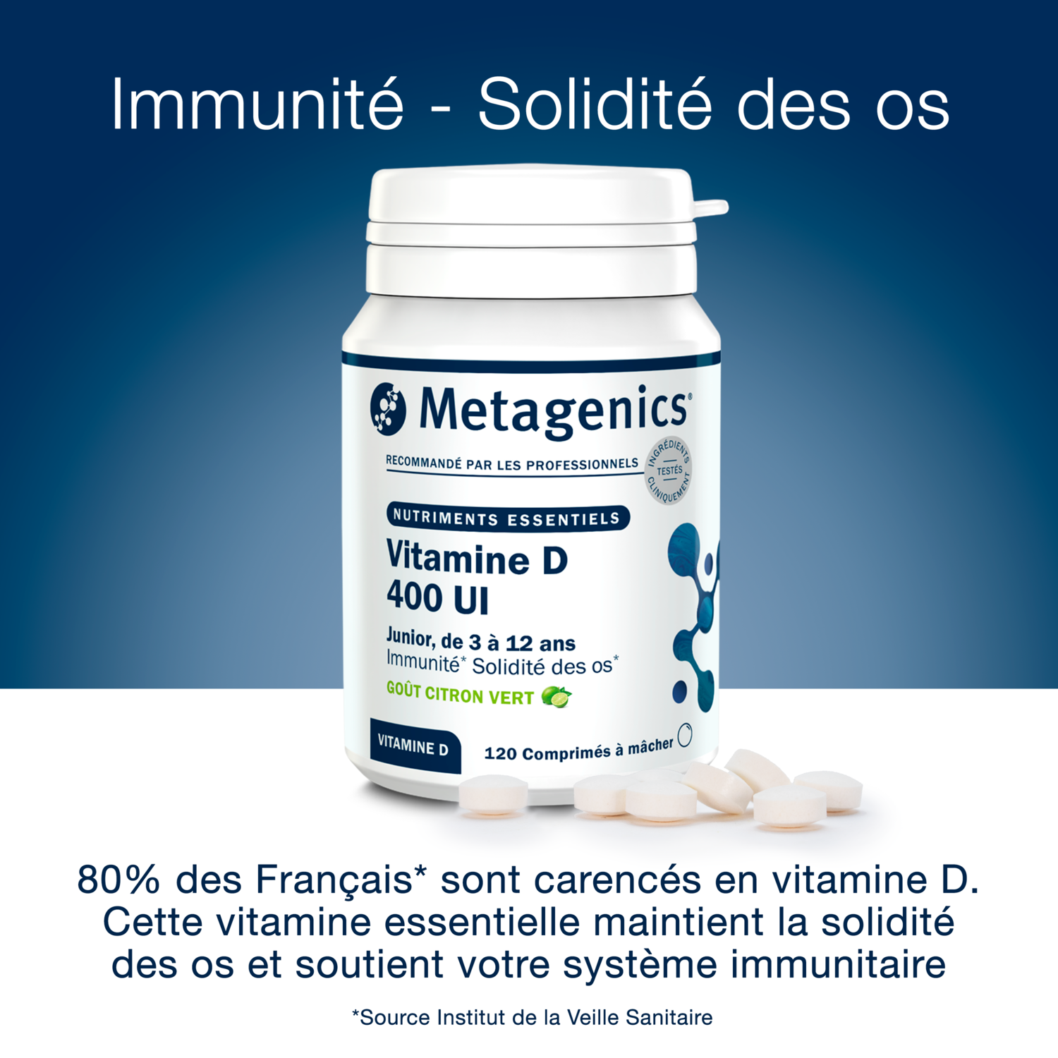 Photo du produit : Vitamine D 400 IU Junior 
