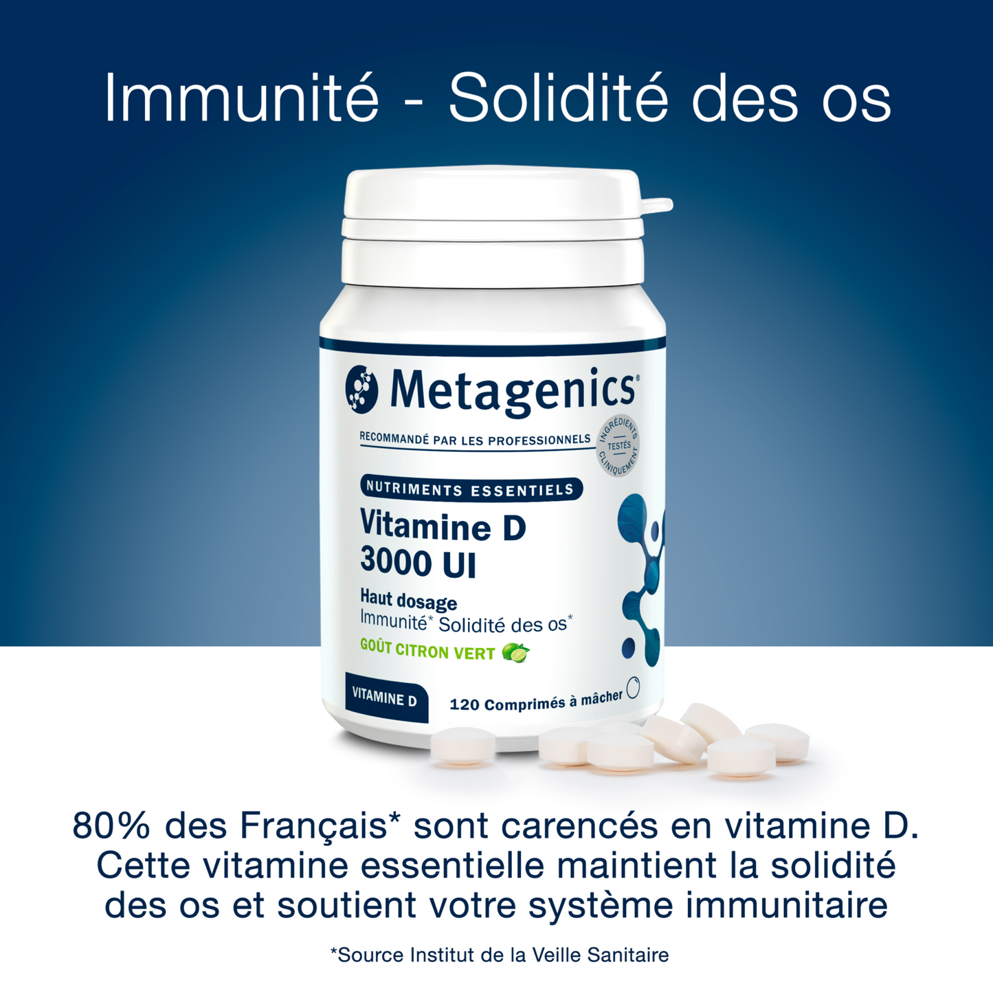 Photo du produit : Vitamine D Forte 3000 UI 