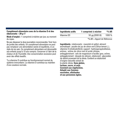 Photo du produit : Vitamine D Capital Plus 2000 UI 