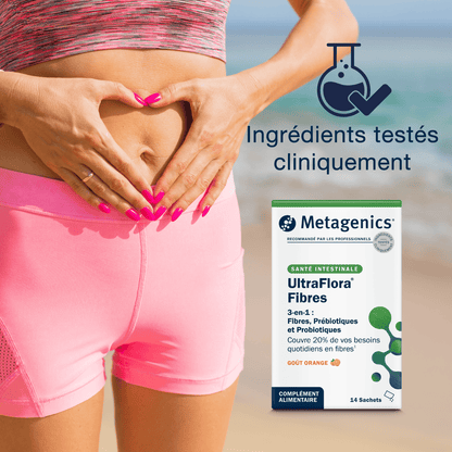 UltraFlora Fibres 14 sachets – Claim clé