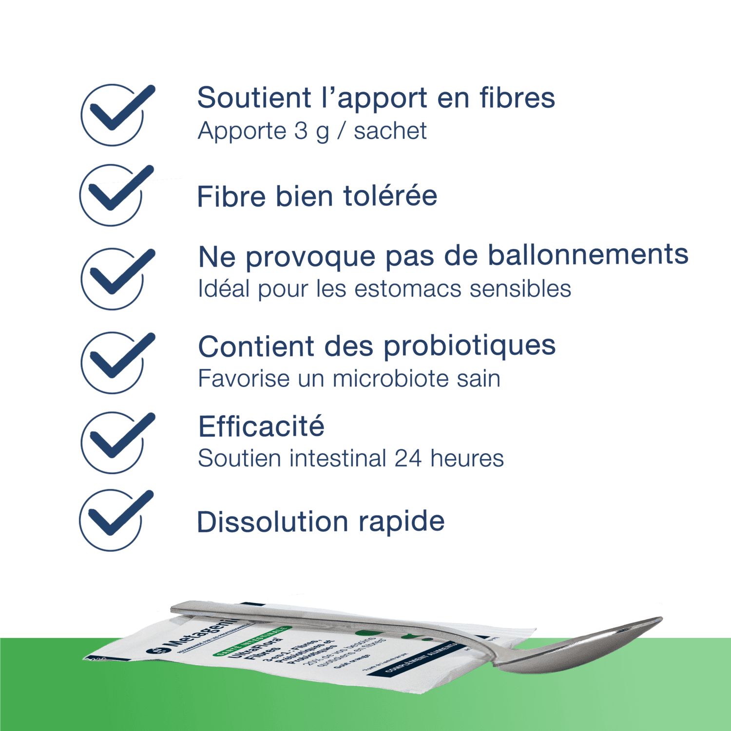 UltraFlora Fibres 28 sachets – Mode d'utilisation