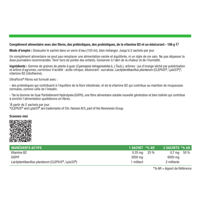 UltraFlora Fibres 28 sachets – Clôture