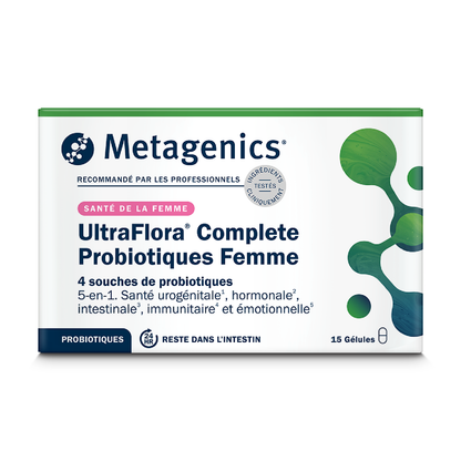 UltraFlora Complete Probiotiques Femme 15 gélules – Packshot de face