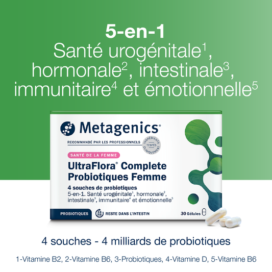 UltraFlora Complete Probiotiques Femme - 30 gélules