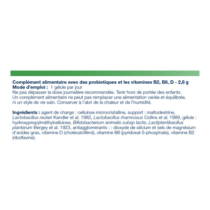 UltraFlora Complete Probiotiques Femme 30 gélules – Ingrédients