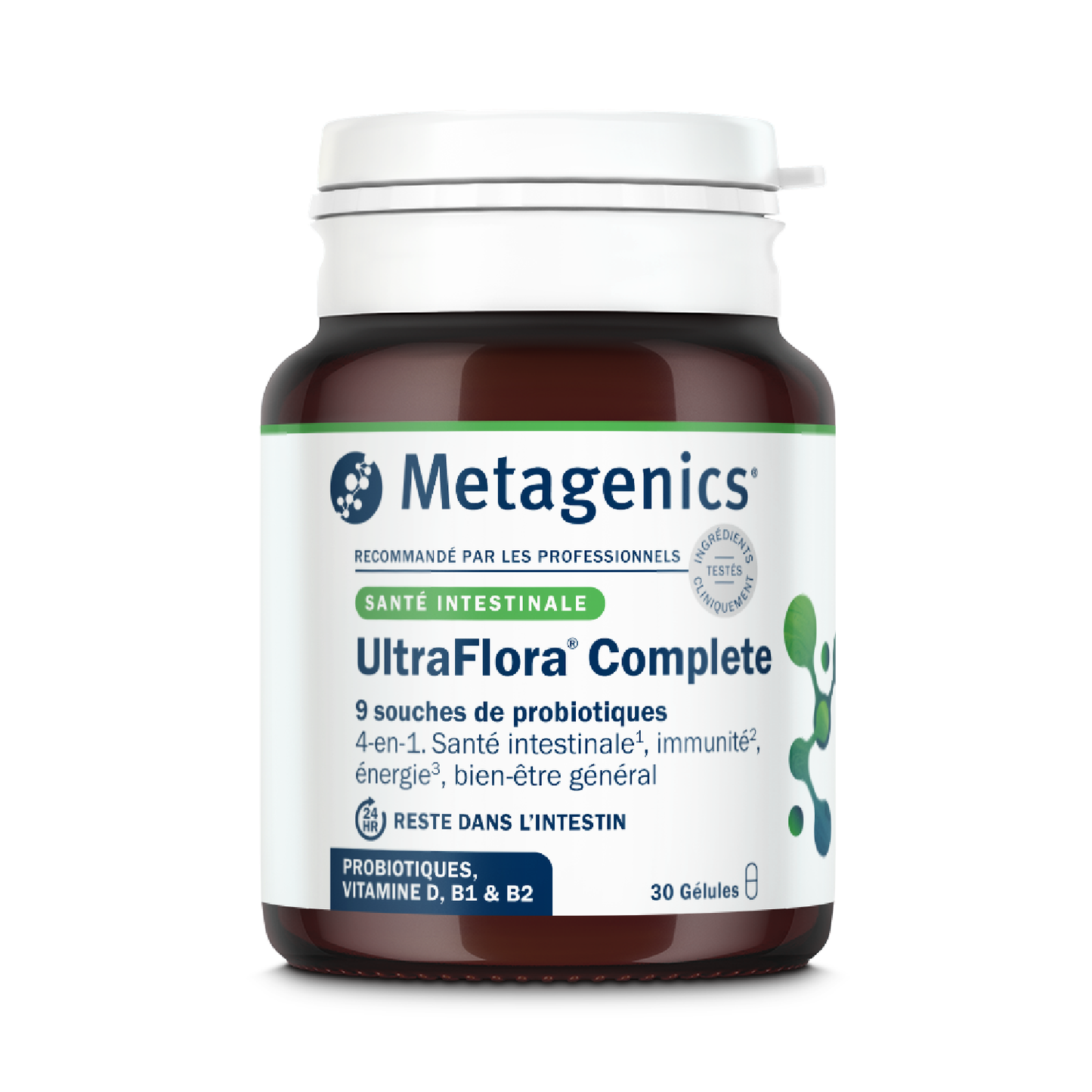 UltraFlora Complete 30 gélules – Packshot de face