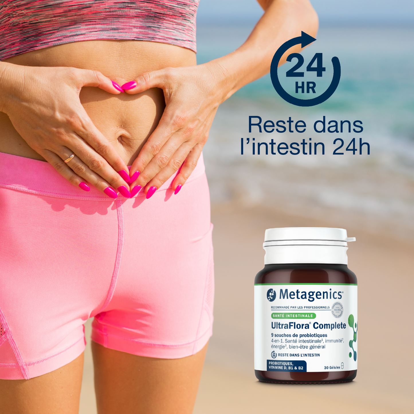 UltraFlora Complete 30 gélules – Claim clé
