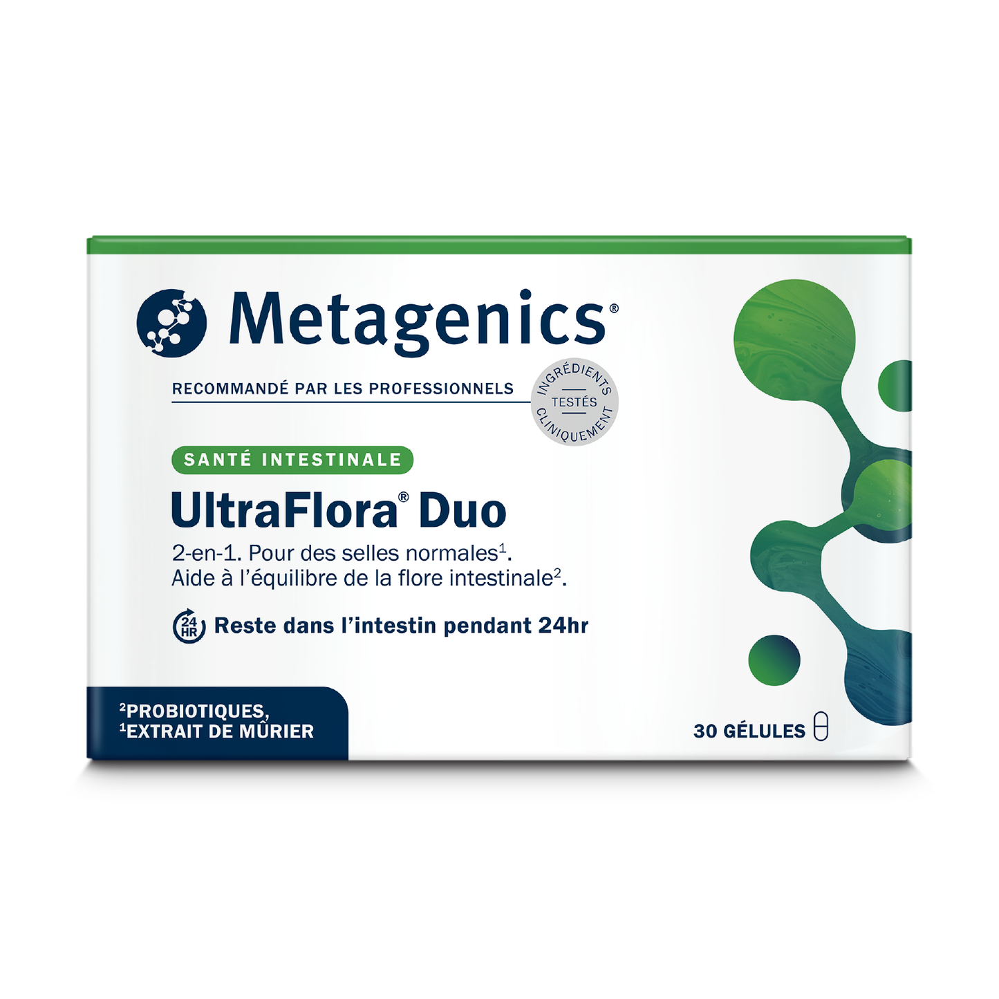 UltraFlora Duo 60 gélules – Packshot de face