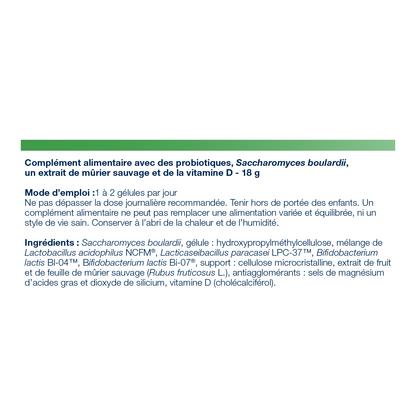 UltraFlora Duo 60 gélules – Ingrédients