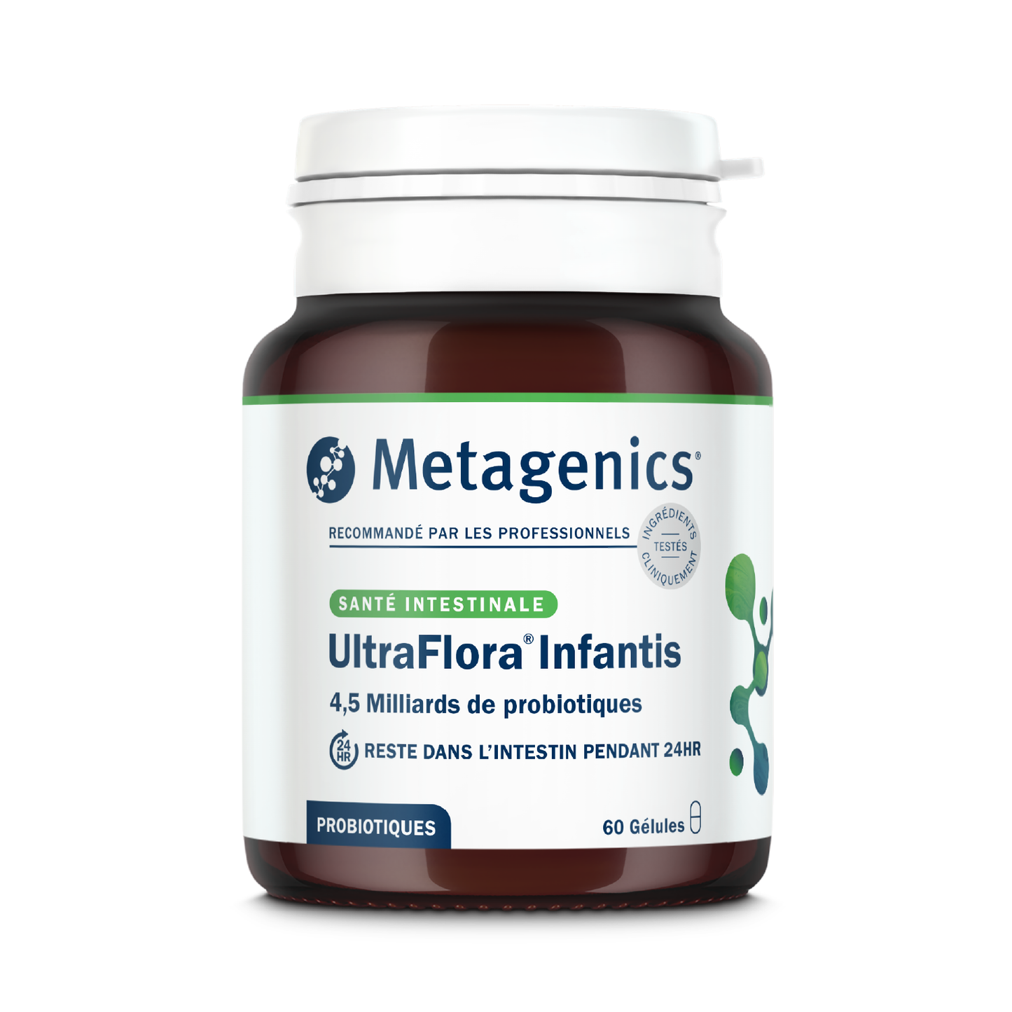 UltraFlora Infantis 60 gélules – Packshot de face