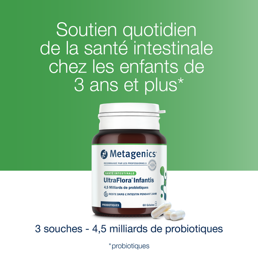 UltraFlora Infantis 60 gélules – Claims produit