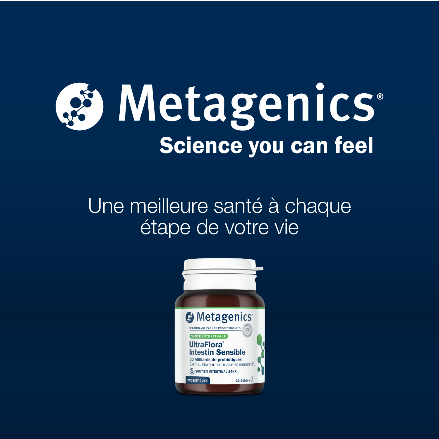 UltraFlora Intestin Sensible 30 gélules – Clôture