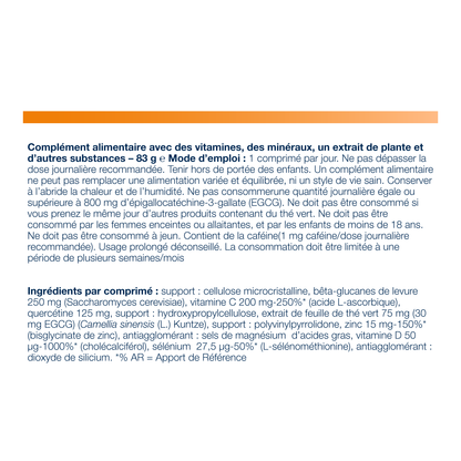 Immune Impact 30 comprimés – Ingrédients