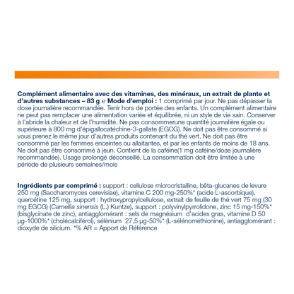 Immune Impact 60 comprimés – Ingrédients