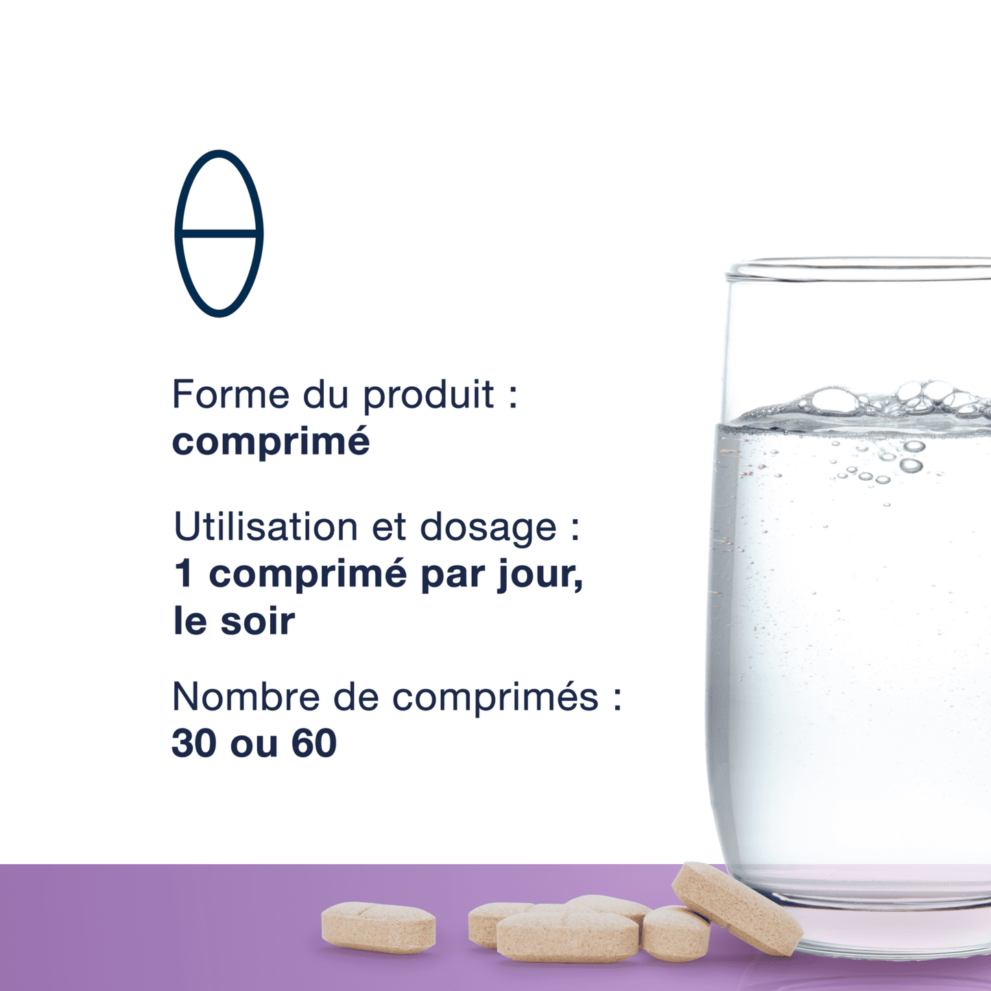 NutriMag Nuit 60 comprimés – Mode d'utilisation