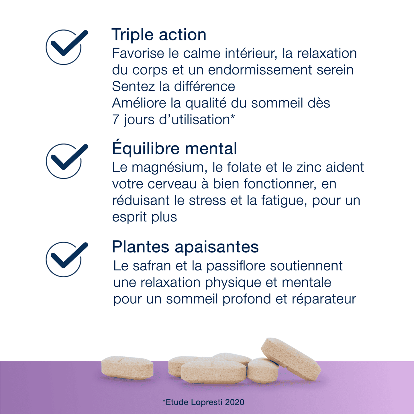 NutriMag Nuit 60 comprimés – Points forts
