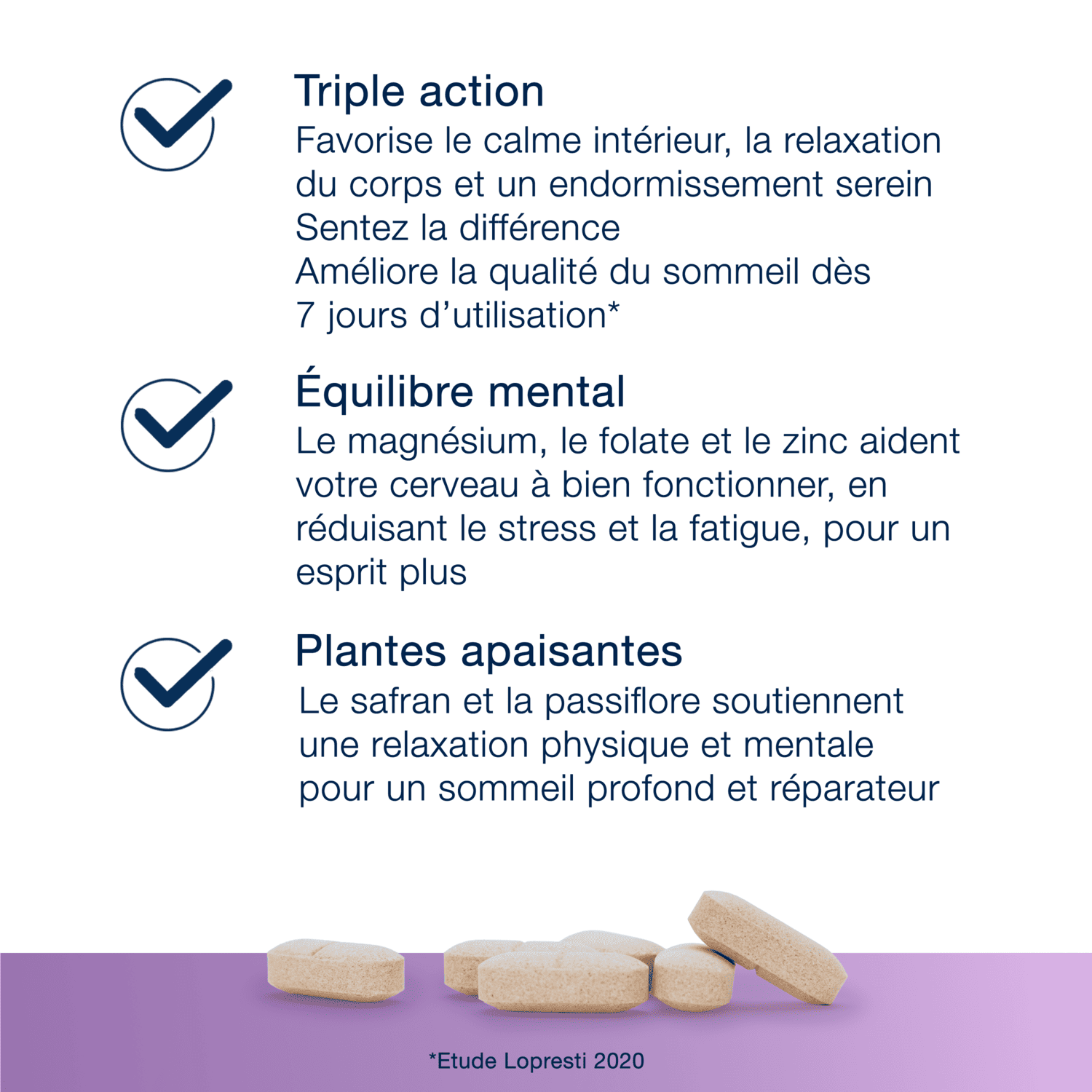 NutriMag Nuit 60 comprimés – Points forts