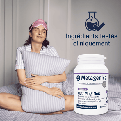 NutriMag Nuit 60 comprimés – Claim clé
