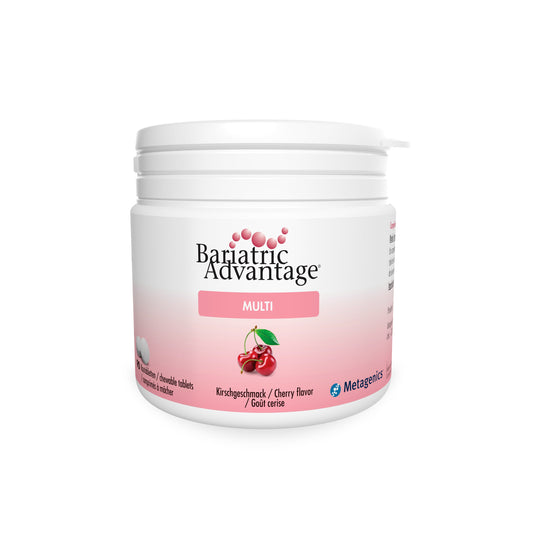 Bariatric Advantage Multi comprimés à croquer cerise – Packshot de face