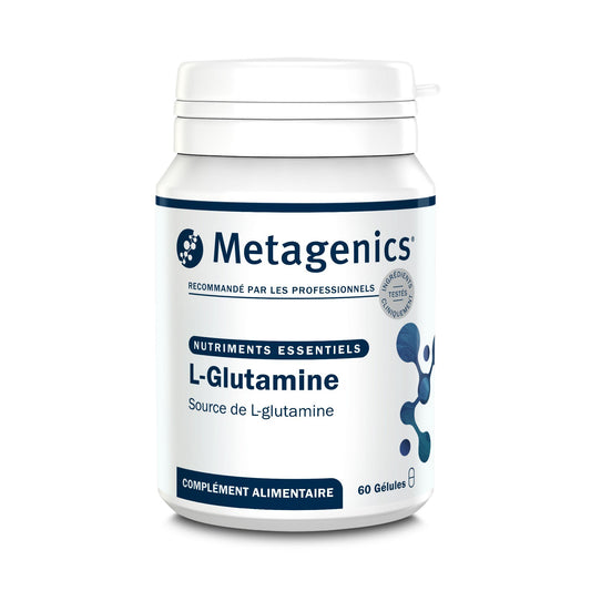 L-Glutamine 60 gélules – Packshot de face