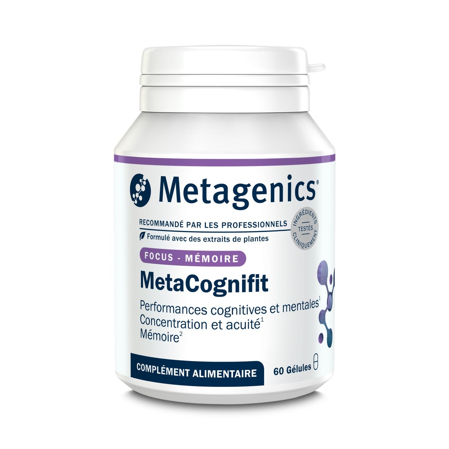 MetaCognifit 60 gélules – Packshot de face