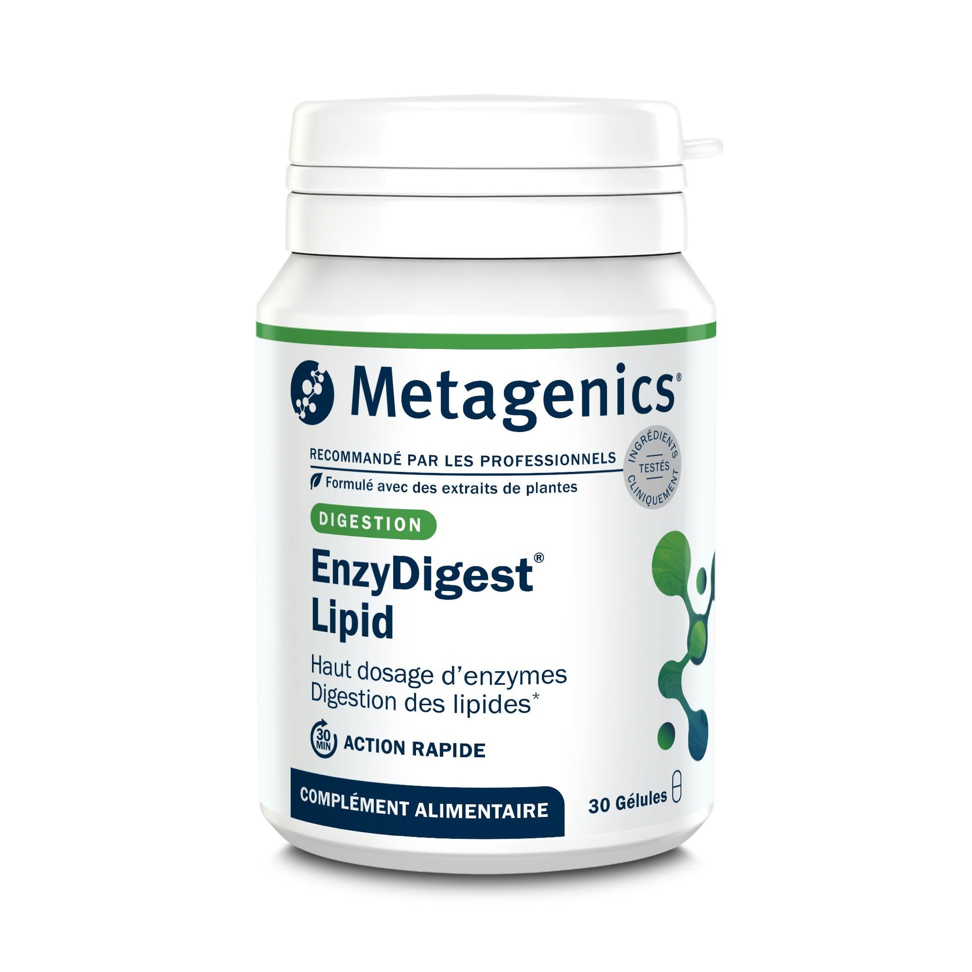 EnzyDigest Lipid 30 gélules – Packshot de face