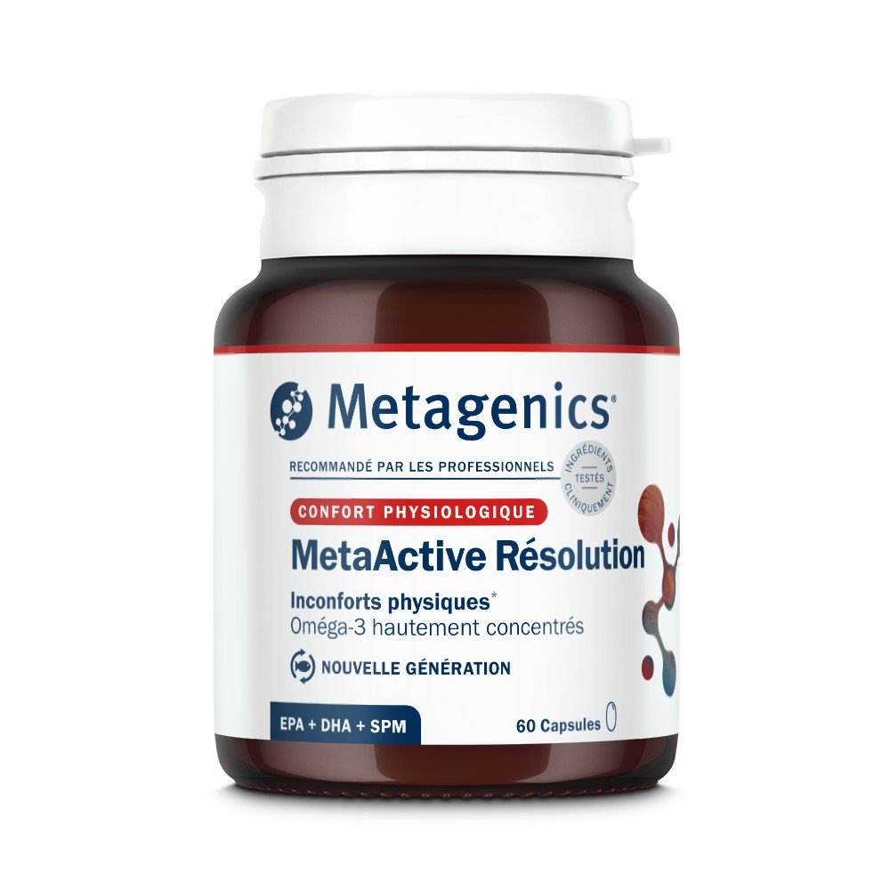 MetaActive Résolution 60 gélules – Packshot de face