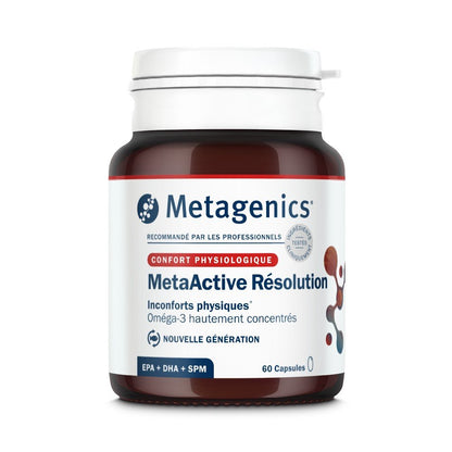 MetaActive Résolution 60 gélules – Packshot de face