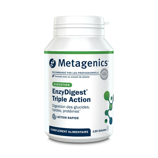 EnzyDigest Triple Action 120 gélules – Packshot de face