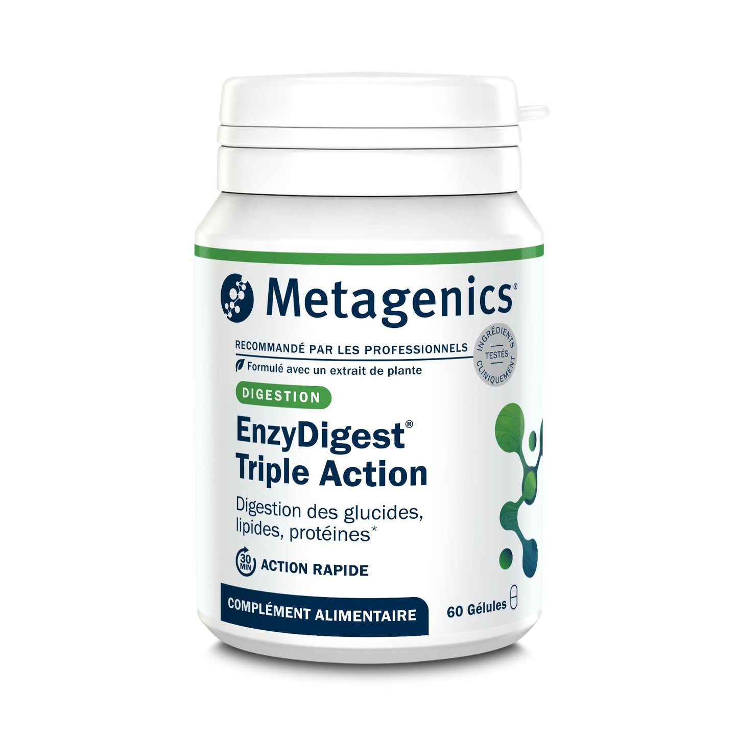 EnzyDigest Triple Action 60 gélules – Packshot de face