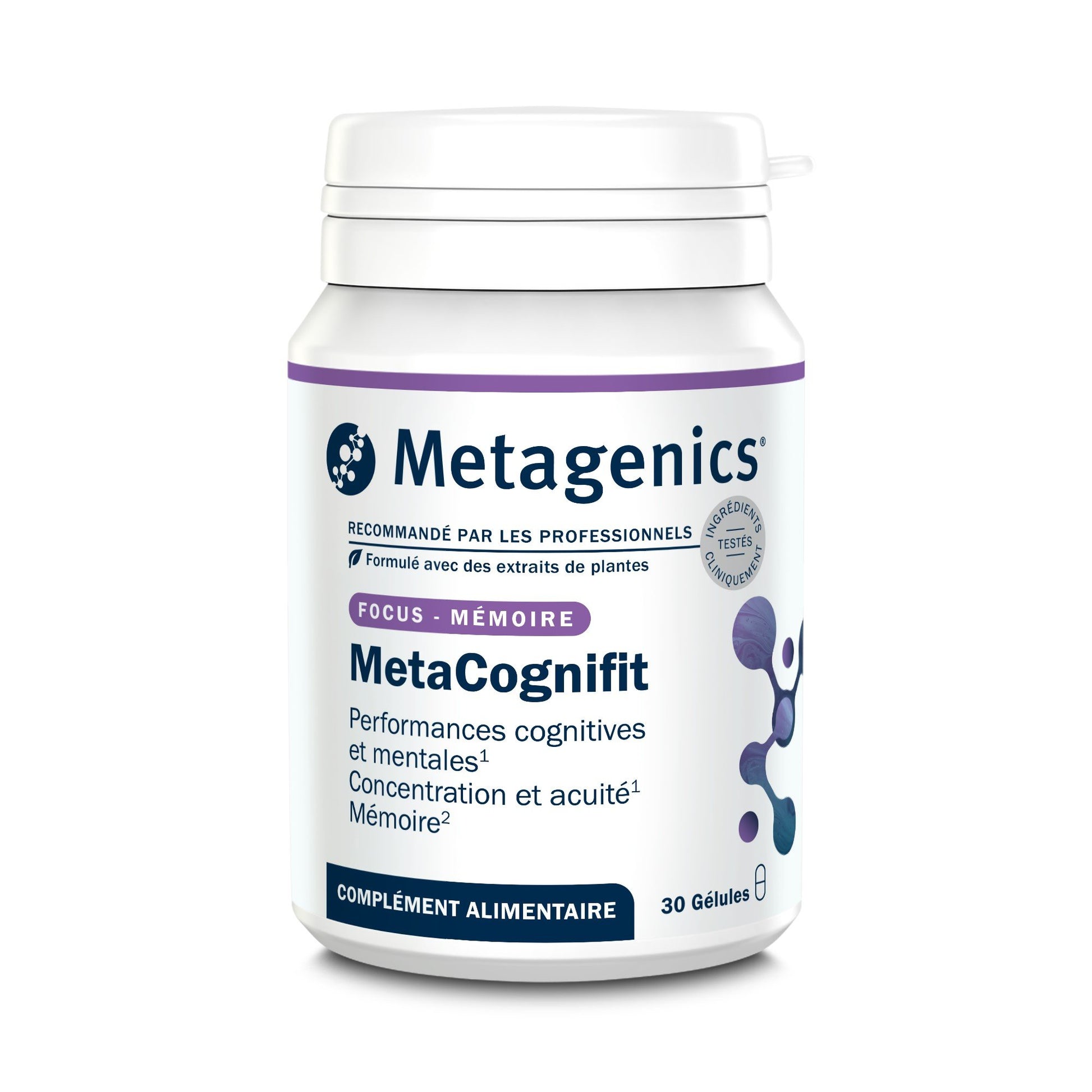 MetaCognifit 30 gélules – Packshot de face