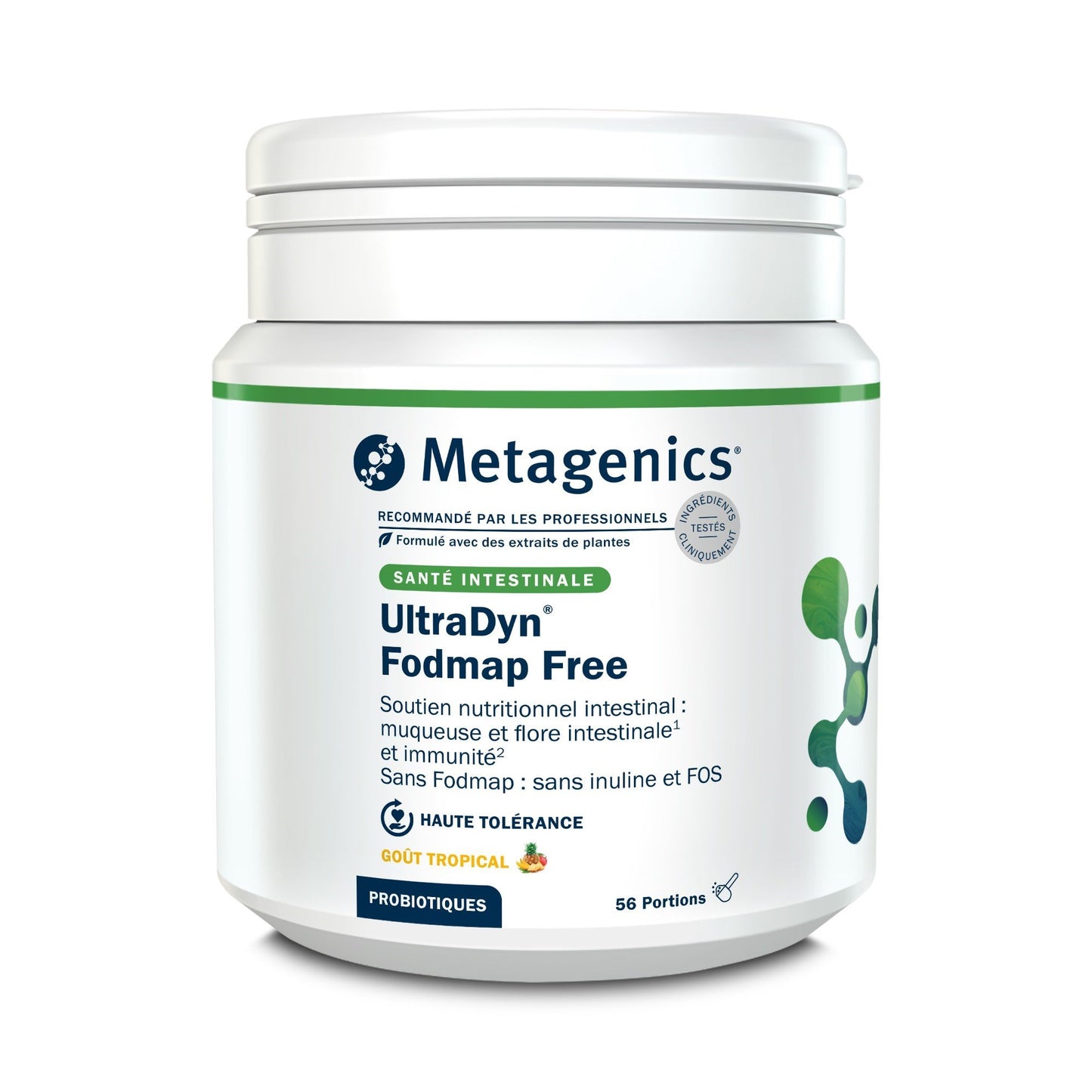 UltraDyn sans Fodmap 56 portions – Packshot de face