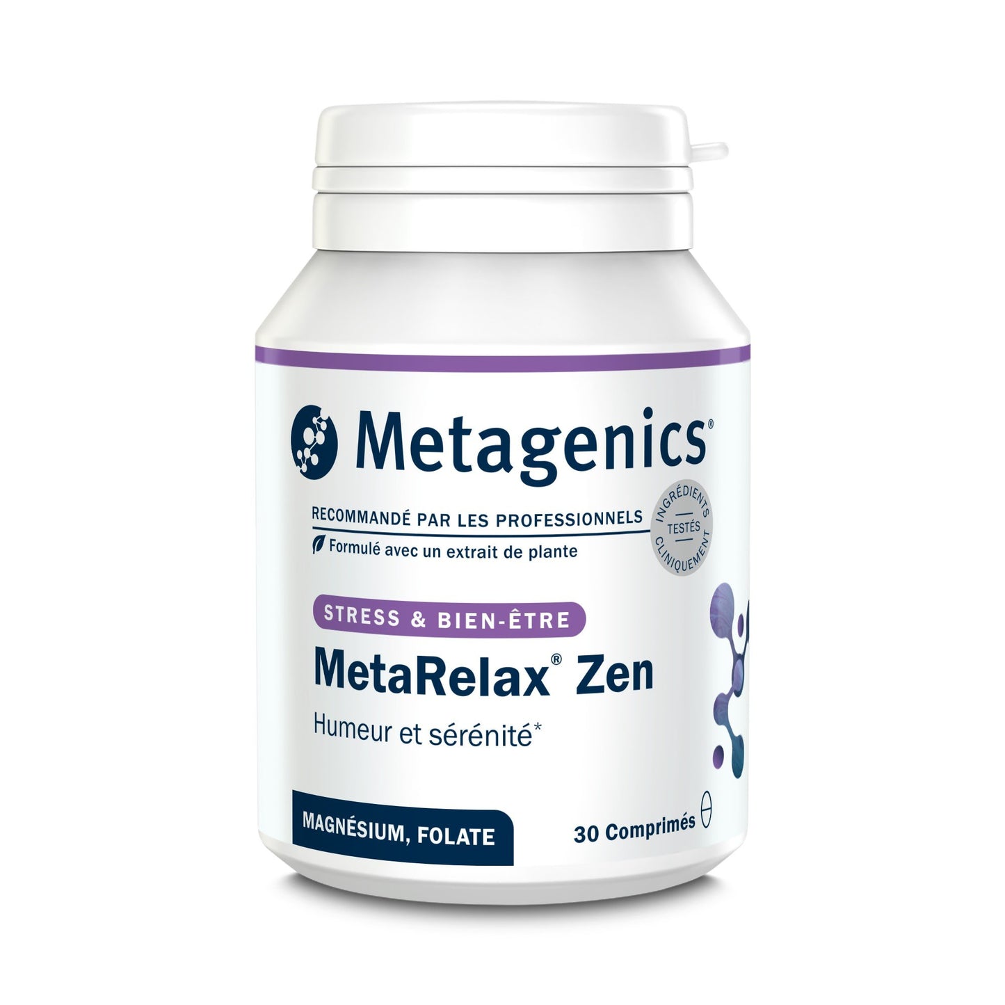 MetaRelax Zen 30 comprimés – Packshot de face