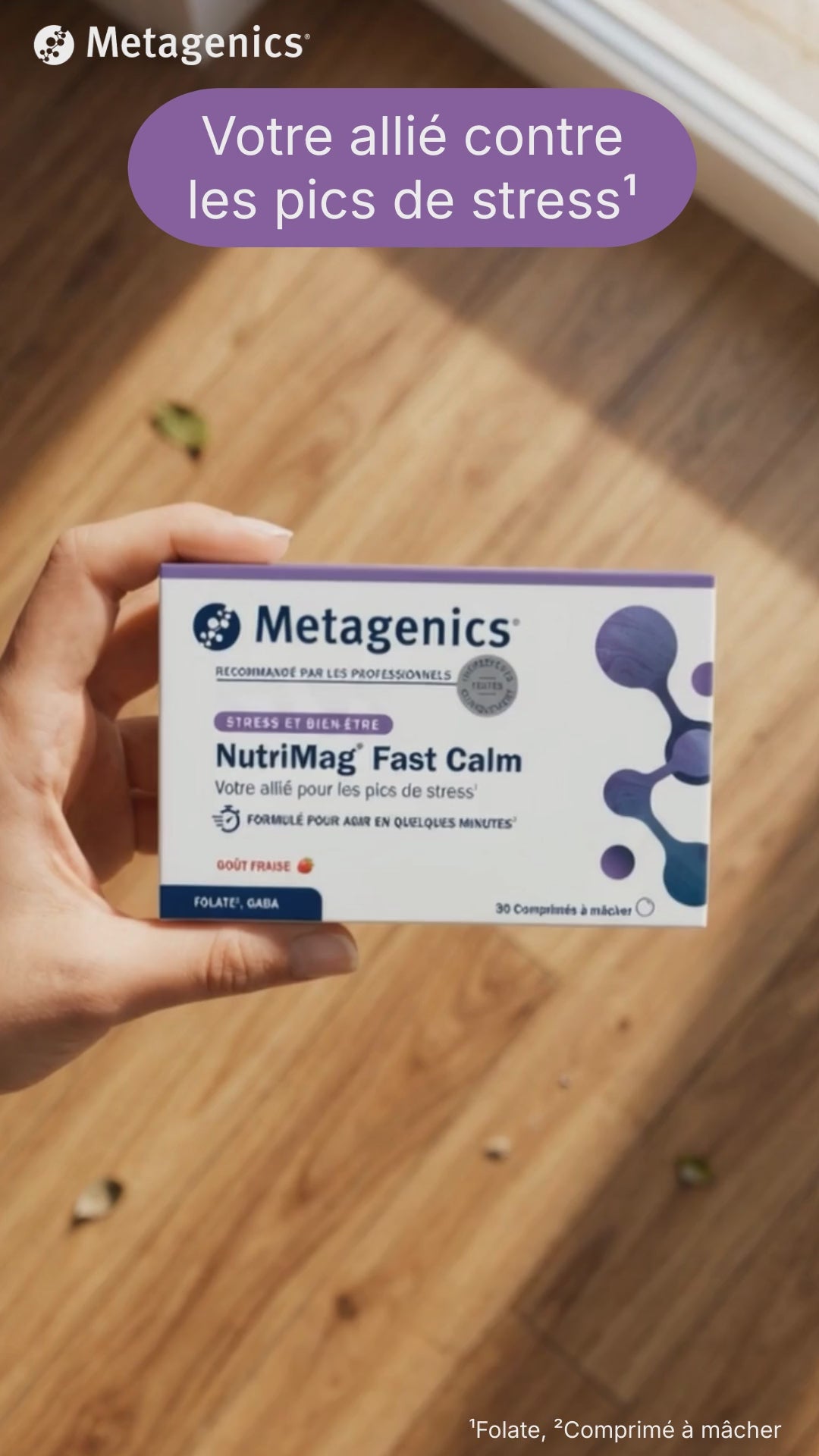 NutriMag® Fast Calm – 30 comprimés à mâcher